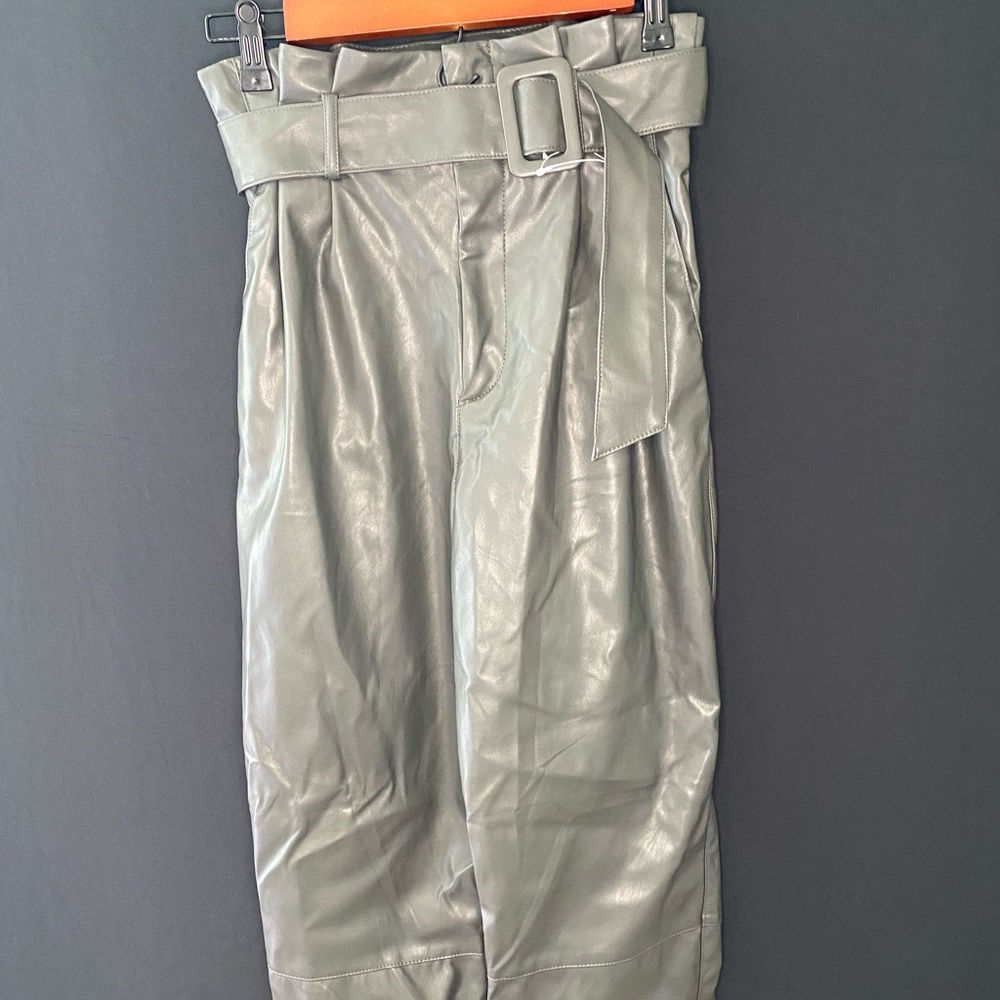 H&M pleather pant!